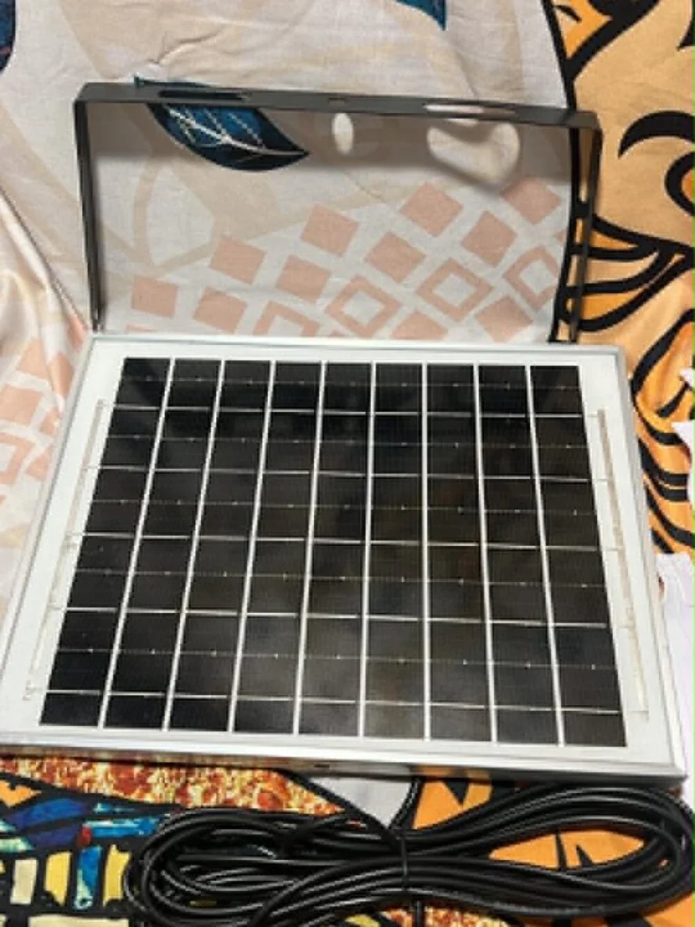 Solar Fan Light Kit w/ Remote & Solar Panel – New Open Box